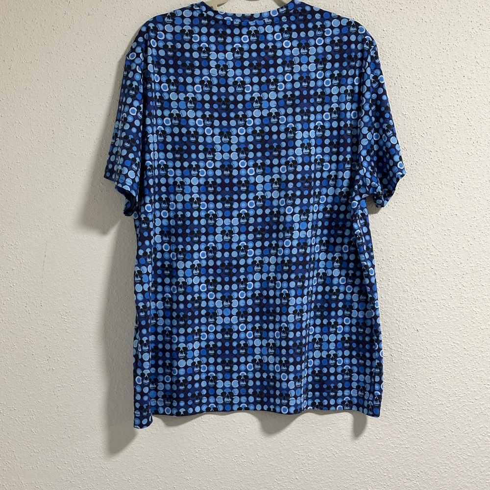 Robert Graham Blue Geometric skull T-shirt Size XL $128 new. this is preowned - Picture 13 of 13